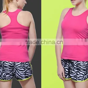 95% Cotton 5% Spandex Fitness Tank Top for Ladies thumbnail-1