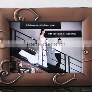 Factory Best Selling New Style Love Heart Photo Frame for Coppery Plated Photo Frame KJJ-2 thumbnail-3