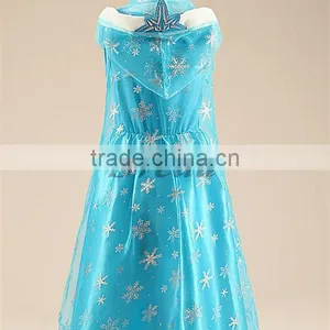 Best Selling Frozen Kids Costumes Frozen Grils Dress Wholesale Party Dress thumbnail-5