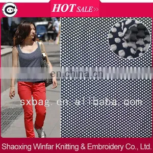 Shaoxing DTY Jacquard Knitting Textile Shaoxing Dot Jacquard Fabrics thumbnail-1