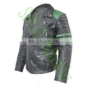 Leather Motorbike Jacket , Shoo Industries thumbnail-3
