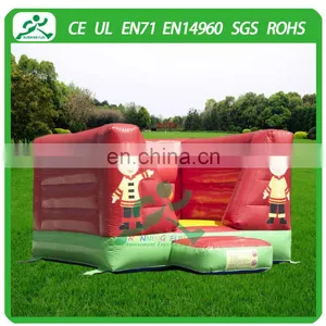 Mini Inflatable Fireman Open Bouncy Castle thumbnail-2