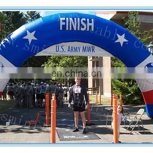 Factory Price Outdoor Advertising Inflatable Arch for Sale,inflatable Finish Line Arch for Sport Race thumbnail-1