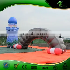 New Design Custom Wheel Arch Grey Inflatable Arch for Theme Park/Garden Decoration thumbnail-1