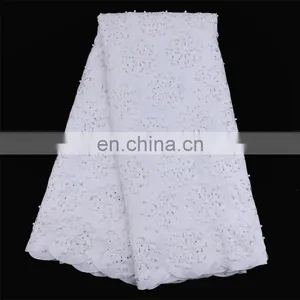 High Quality 100% Cotton Polish Lace Fabric African Embroidery Lace Fabric No.LP41200129 thumbnail-1