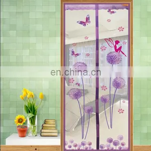 2017 Magnetic Screen Door 100% Polyester Mesh Net Anti Mosquito With Automatic Closing Door Screen thumbnail-4