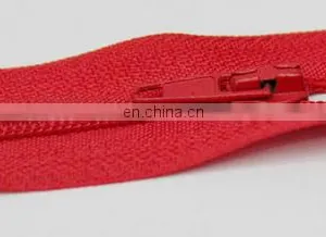Cheap Garment Zipper Plastic Double Color Zippers Large Roll Custom Resin Zipper thumbnail-5
