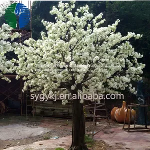 China Factory Hot Sale White Cherry Blossom Tree for Home Decoration thumbnail-1