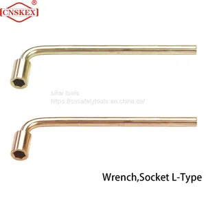 Non Sparking Tools Wrench Socket L-Type Al-cu thumbnail-1