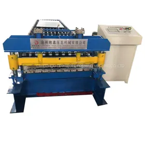Colored Steel Roof Panel Roll Forming Machine/IBR Roof Tile Machine thumbnail-1