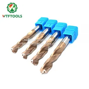 3D 10mm Tungsten Carbide Drill Bits For Steel Drilling With Inner Coolant Hole thumbnail-5