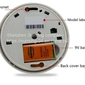 rf Smoke Detectors Optical Smoke Alarm for Gsm Alarm System thumbnail-2