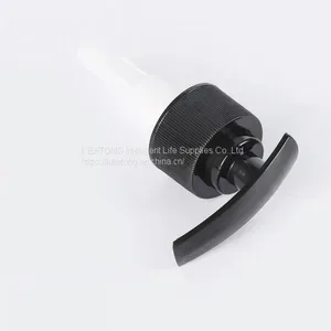 24/410 28/410 Wholesale Black Color Plastic Hand Press Type Liquid Lotion Pump thumbnail-5