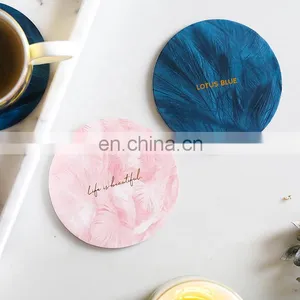 China Supplier Personalized Felt Natural Printing Coaster Manufacturer thumbnail-7