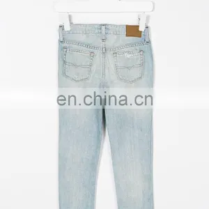 DiZNEW Fashion Children Pants Light Distressed Bule Denim Kids Boy Jean Pants thumbnail-3