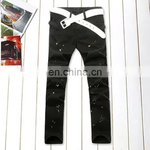 DiZNEW Straight Leg Slim Fit Mens Denim Jeans Scratch Cotton Comfort Pants thumbnail-5