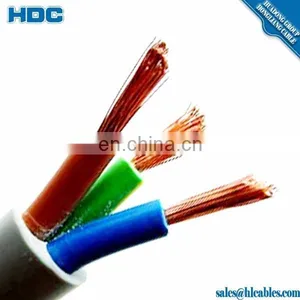 300/500v IEC Power Cable Copper Cable Flexible PVC Cable 2C 3C 4C 0.75mm2 1mm2 1.5mm2 2.5mm2 4mm2 Prices thumbnail-3
