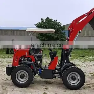 Smallest 25 HP Single Cylinder Diesel Engine Wheel Loader With Roof thumbnail-1