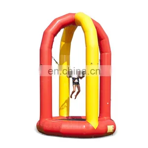 Professional Inflatable Kids Bungee Jumping Trampoline Bouncer For Sale thumbnail-1
