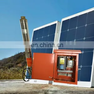 High Quality High Flow Solar Energy Deep Well Solar Water Pump for Irrigation thumbnail-5