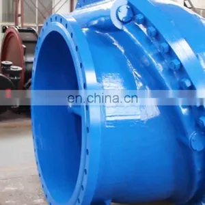 DN1500 Ductile Iron Double Door Flange Swing Check Valve thumbnail-1