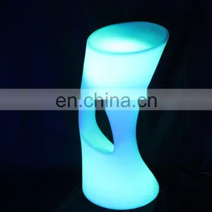 Rechargeable Rgb Colors Glow Bar Furniture Illuminated Led Fancy Chairs for Ktv Nightclub thumbnail-5