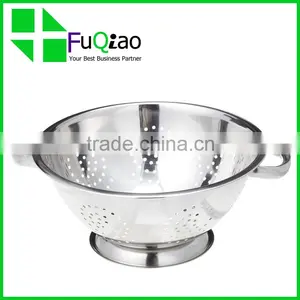 Hot Sale Cooking Tools Food Grade Mini Stainless Steel Colanders With Legs thumbnail-3