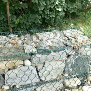 High Quality Galvanized Gabion Cage Stone Basket Zinc Coated Gabion Box Wire Mesh thumbnail-3