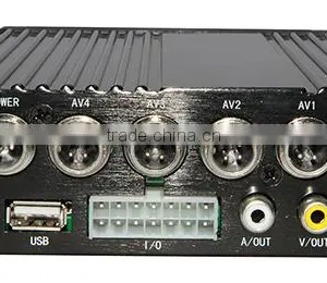 128G SD Card 4CH Mobile Dvr For Bus/Truck H.264 MDVR thumbnail-4