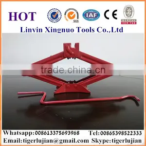 2016 Arrival Hot Selling in China Famous Brand Name Xingnuo 1.5-ton Capacity Hydraulic Red Color Scissor Jack thumbnail-3