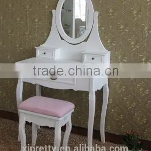 Wooden Mail Order Packaging Furniture Dressing Table and Stool thumbnail-4