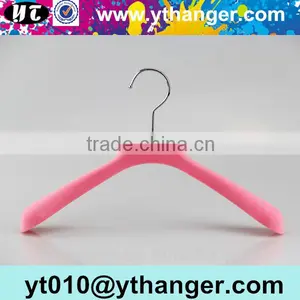 YY0453 Manufacturers Velvet Kids Hanger Children Coat Plastic Hanger for Baby Clothes thumbnail-2