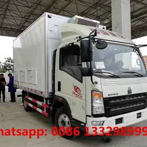 Good Price SINO TRUK HOWO 25,000 Poultry Day Old Chicks Transported Vehicle for Hatcheries thumbnail-2