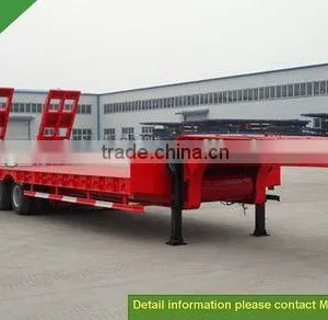50T Low Bed Semi Trailer Low Bed Trailers Model 0086-13635733504 thumbnail-1