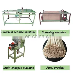 Best Price Automatic Barbecue Incense Agarbatti Toothpick Bamboo Skewer Stick Making Machine thumbnail-3