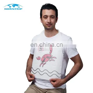 Cheap Custom Printed White Nonwoven Apron Disposable Adult Bib thumbnail-5