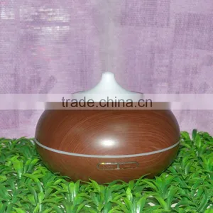 300ml Wooden Oil Diffuser Ultrasonic Cool Mist Air Humidifier With 7 Color LED Lights thumbnail-5