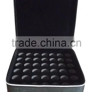 Leather Essential Oil Carrying Case Holds 42, 15ml Bottles, Custom Hard Shell With High Density Foam Essential Oil Carry Case Quality Choice thumbnail-5