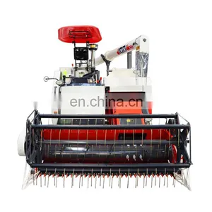 With Three-layer Vibrating Screen 100HP Paddy Reaper Harvester Machine for Sale thumbnail-1