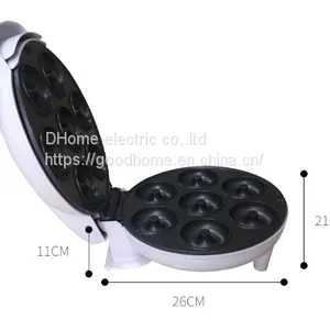 Three-in-one Automatic Double-sided Heating and Coating Free Multifunctional Household Doughnut Machine（Wechat:13510231336） thumbnail-2