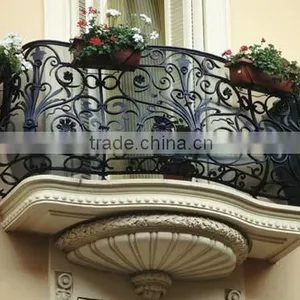 New Mordern Designs Wrought Iron Handrail for House thumbnail-5