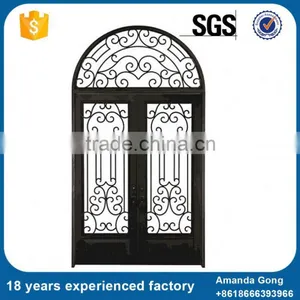Low Price Wrought Iron Front Door Designs thumbnail-3