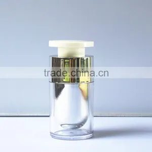 50ml Clear Acrylic Airless Cream Bottle, Lotion Container Plastic Bottle Face Cream Cosmetic thumbnail-4