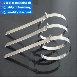 Ｌlocking Stainless Steel Cable Tie 304 Material thumbnail-4