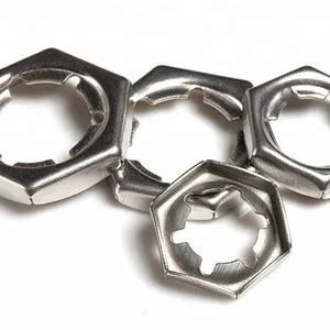 Stainless Steel Self Lock Counter Nuts DIN7967 For Compressor thumbnail-3