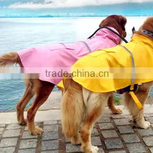 Waterproof PU Reflective Tage Large Size Pet Raincoat Dog thumbnail-2