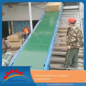 Corn Cargo Transport Conveyor, Vegetable Sorting and Packaging Conveyor, 10-meter Fertilizer Lifting Belt Conveyor thumbnail-4