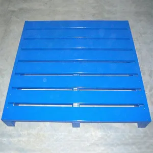 Wood Surface Steel Pallet With Anti-Slip Coating for Industrial Use thumbnail-3