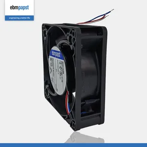 DV4114/2N DC Electric Duct Axial Fan Ball Aluminum Housing Grounding Lug 24V 20.5W 280m/h Low Noise Black CCC/CE/ISO for Air thumbnail-2