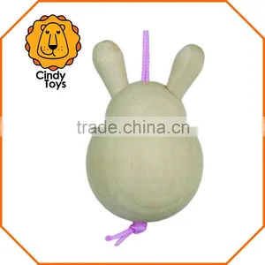 DIY Wooden Hanging Ornament Easter Bunnies Set of 5 for Easter thumbnail-2